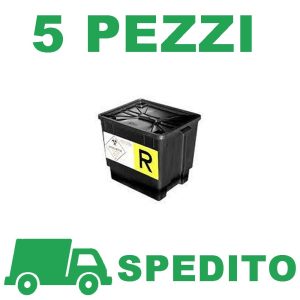 5 Pezzi Fusto tronco piramidale 40 L UN  nero classe 6.2 con Spedizione
